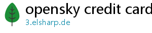 opensky credit card